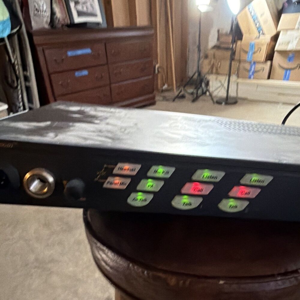 Clear-Com MS-2002 2-Channel Rackmount Intercom Station Analog XLR 1/4in